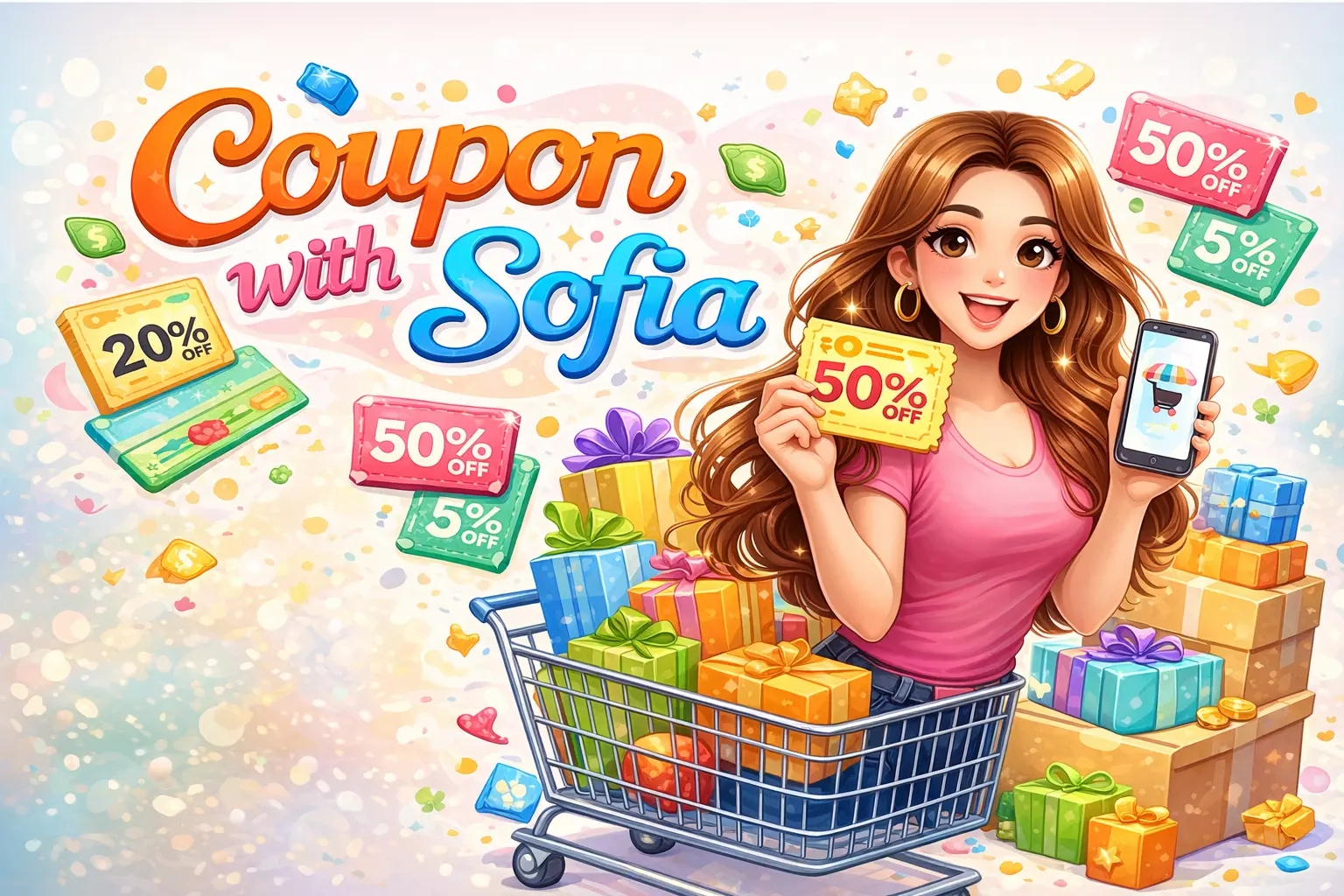 Coupon with Sofia — coupons, gifts and shopping deals